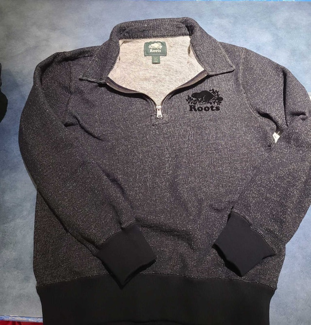 Roots Quarter Zip Sweatshirt Hoodie