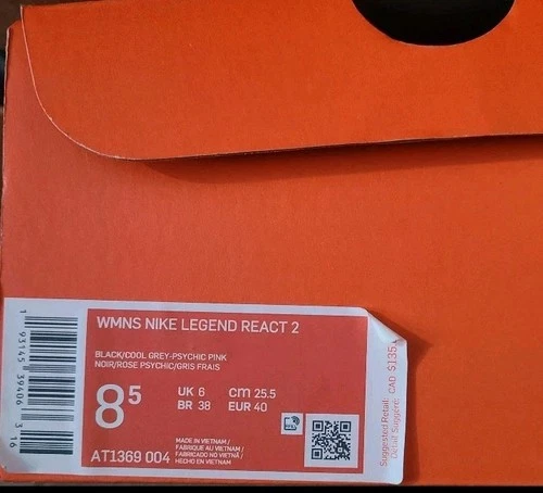 NIKE LEGEND REACT 2 Womens Shoes 8.5 - photo 3