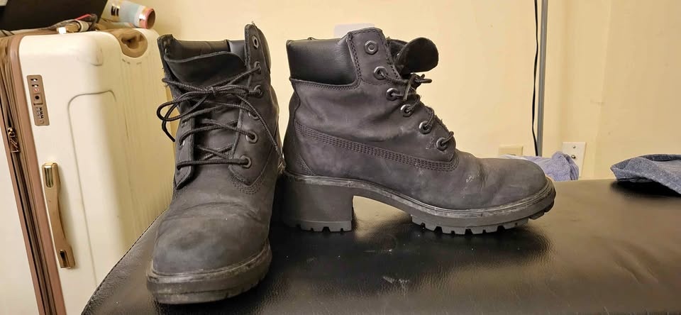 Black Timberland Waterproof Boots