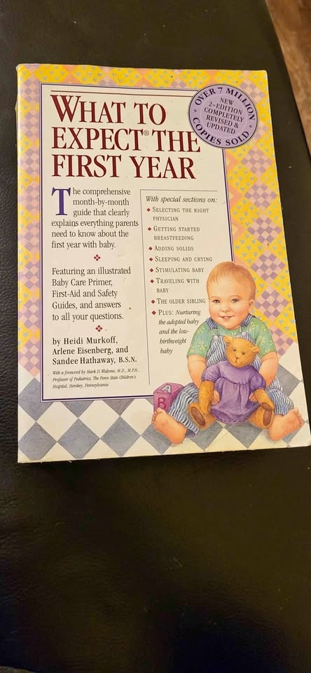 What to Expect The First Year Baby Book