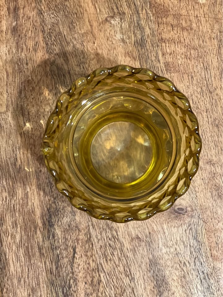 Antique EAPG Amber Glass Spooner - Central Glass Co. 1880s - photo 3