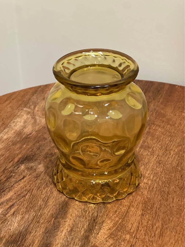 Antique EAPG Amber Glass Spooner - Central Glass Co. 1880s - photo 5
