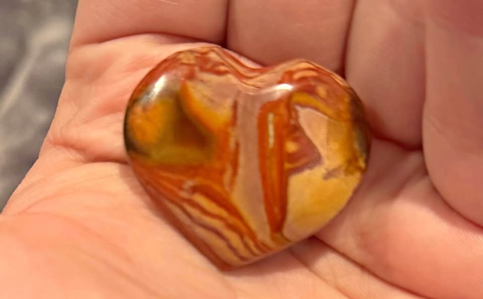 Polychrome Jasper Heart