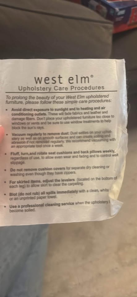 West Elm Dark Grey 2-Seater Sofa – Pickup by Wednesday– $50 - photo 4