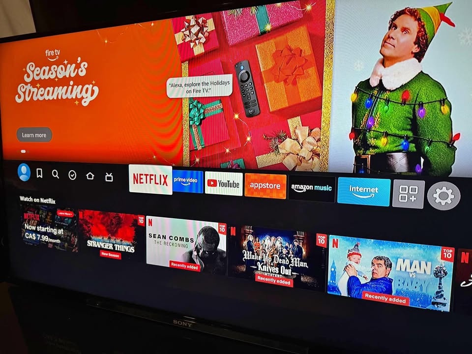 Sony 50” Smart Fire LED TV | Delivery Available