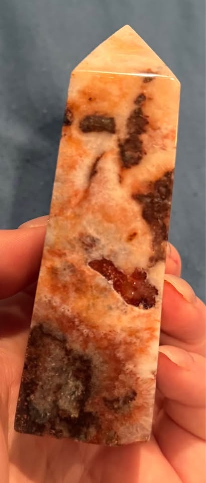 Druzy Carnelian Agate Tower - Deep Red Pockets - photo 2