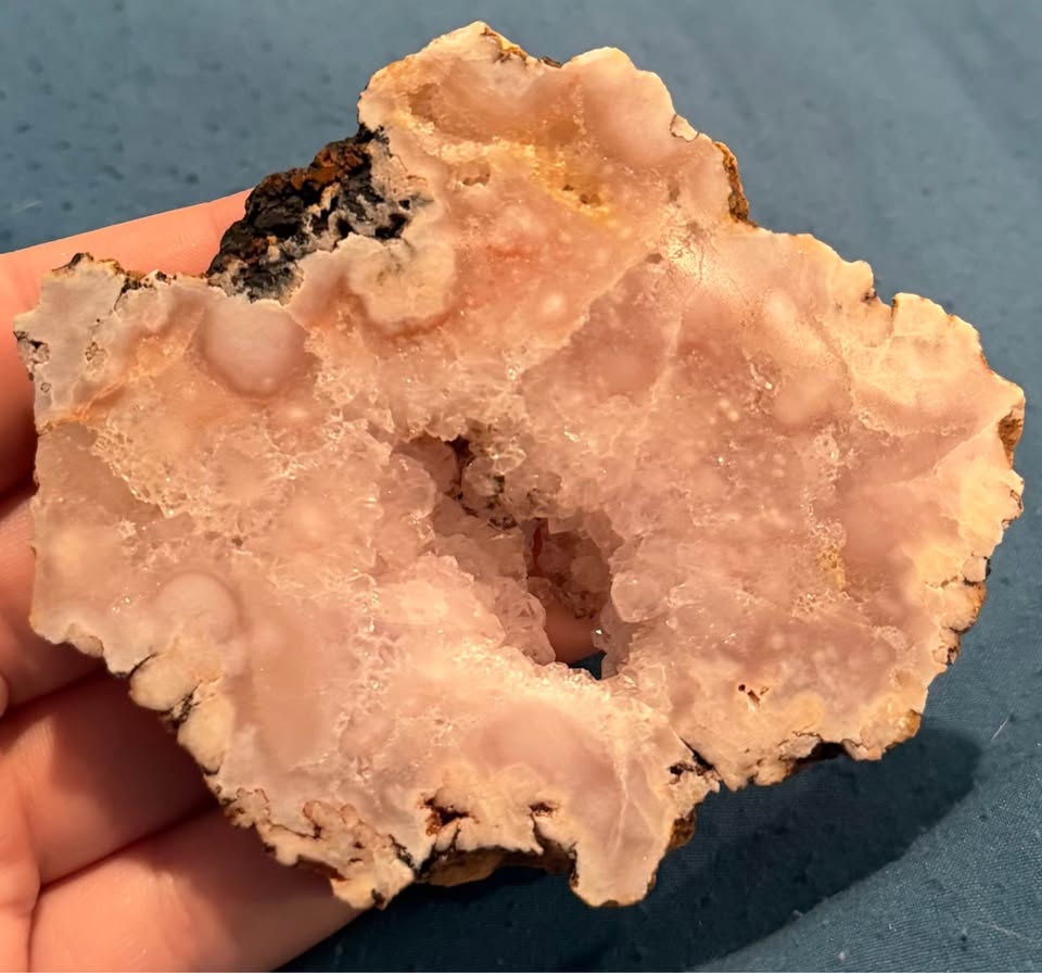 Pink Amethyst Flower Agate Slab - photo 2