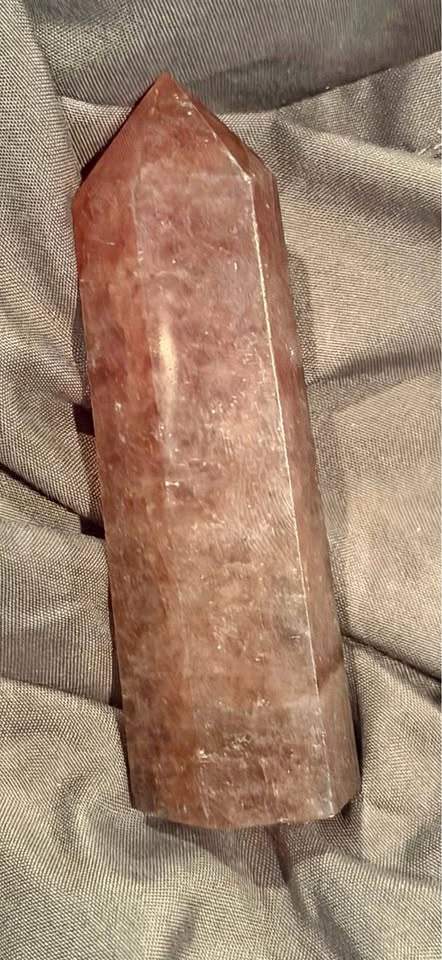 Strawberry quartz tower