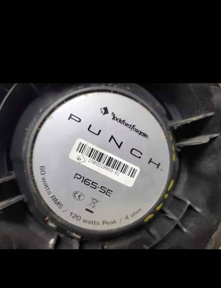 ROCKFORD FOSGATE P165-SE 6.5" PUNCH COMPONENT SPEAKERS - photo 2