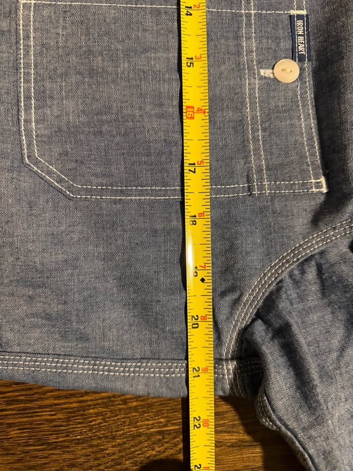 Iron Heart IHSH-285-ind Chambray Shirt - photo 2