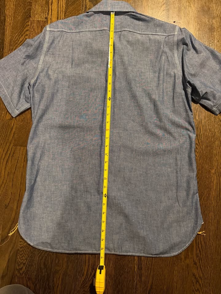 Iron Heart IHSH-285-ind Chambray Shirt - photo 4