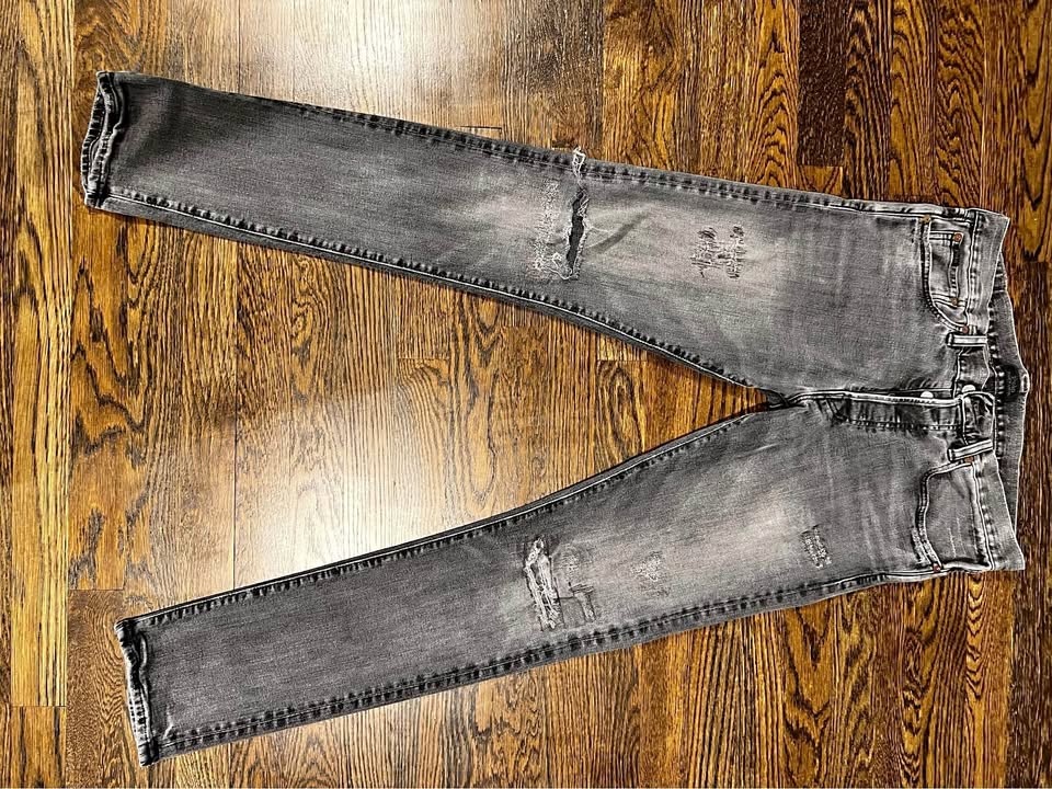 Ralph Lauren Distressed Jeans Black/Grey