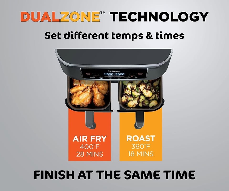 Ninja Foodi 10Q 6in1 2-Basket Air Fryer - photo 3