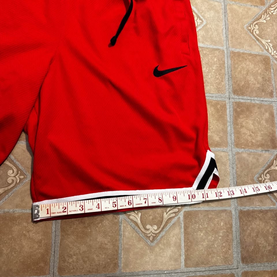 Nike Dri-FIT Basketball Shorts - Red/Black - Men’s Size Medium - photo 5