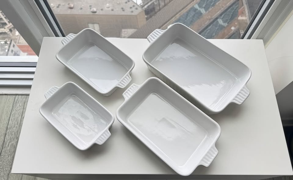 MALACASA Porcelain Baking Dish Set-4pcs-Casserole/Lasagna Dishes - photo 4