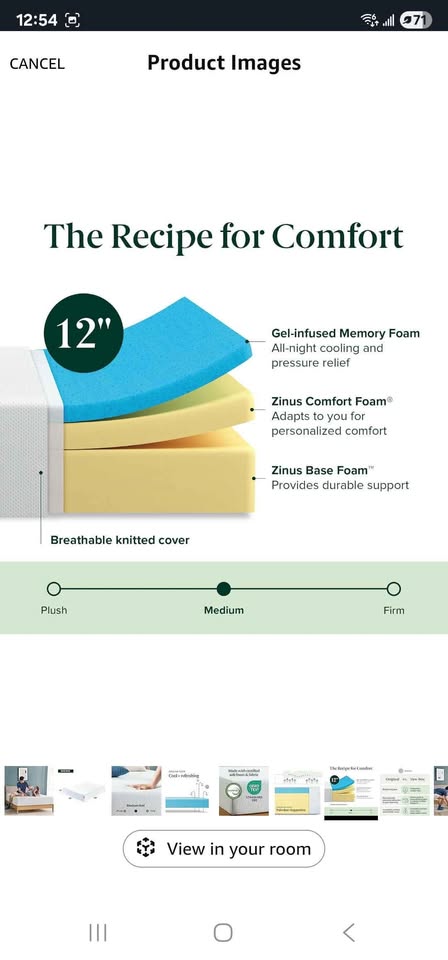 Zinus Memory Foam King Mattress - photo 5