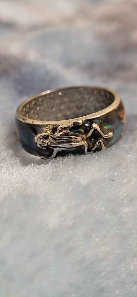 Colour Changing Mood Ring with Frog Design