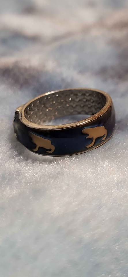 Colour Changing Mood Ring with Frog Design - photo 2