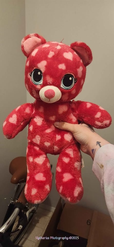 Red and Pink Hearts Bear Build-A-Bear