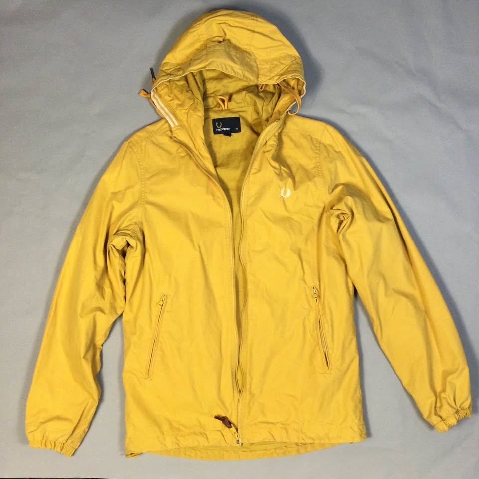 Fred Perry Yellow Hooded Jacket XS - photo 3