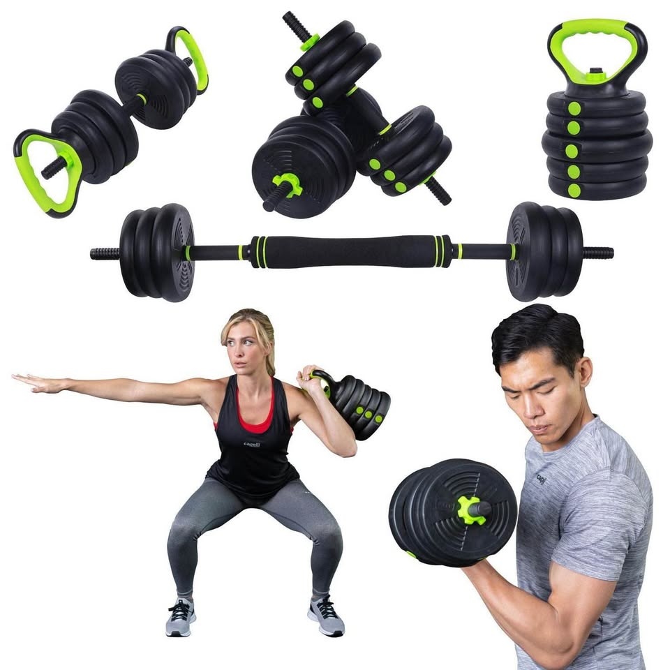 GoZone 50lb Multi-Use Weight Set - Green/Black - photo 2