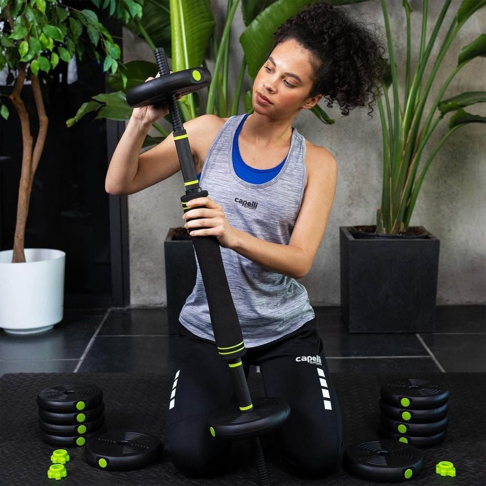 GoZone 50lb Multi-Use Weight Set - Green/Black - photo 3