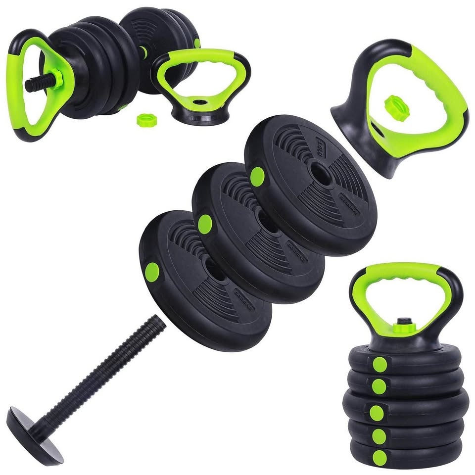 GoZone 50lb Multi-Use Weight Set - Green/Black - photo 5