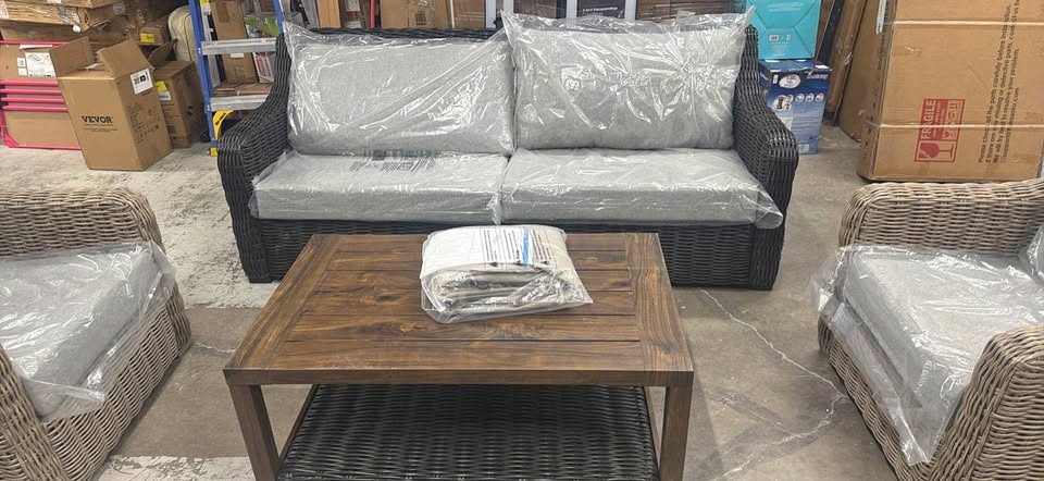 Brand New Patio Sofa and Coffee Table Set