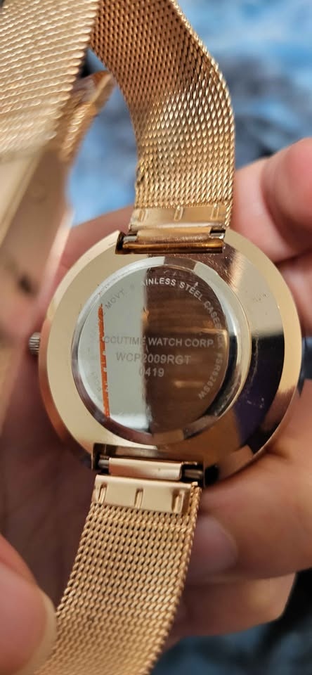 Accutime Rose Gold Mesh Watch WCP2009RGT - photo 4