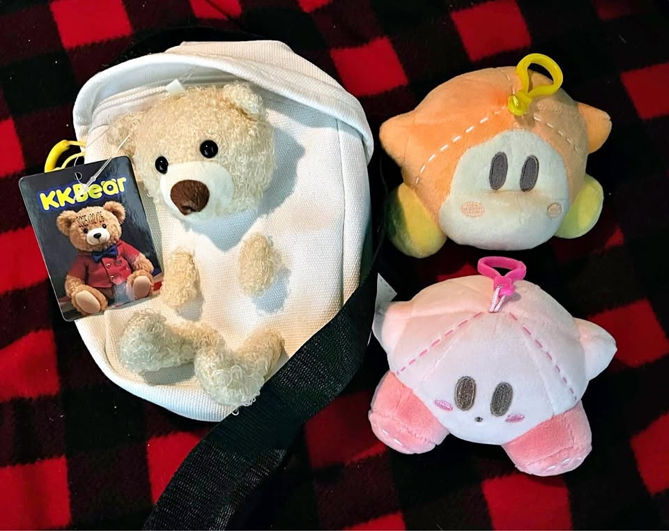 Nintendo Kirby & Waddle Dee Plush Keychain Set