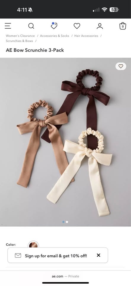 Bow Scrunchie 3 pack - photo 3