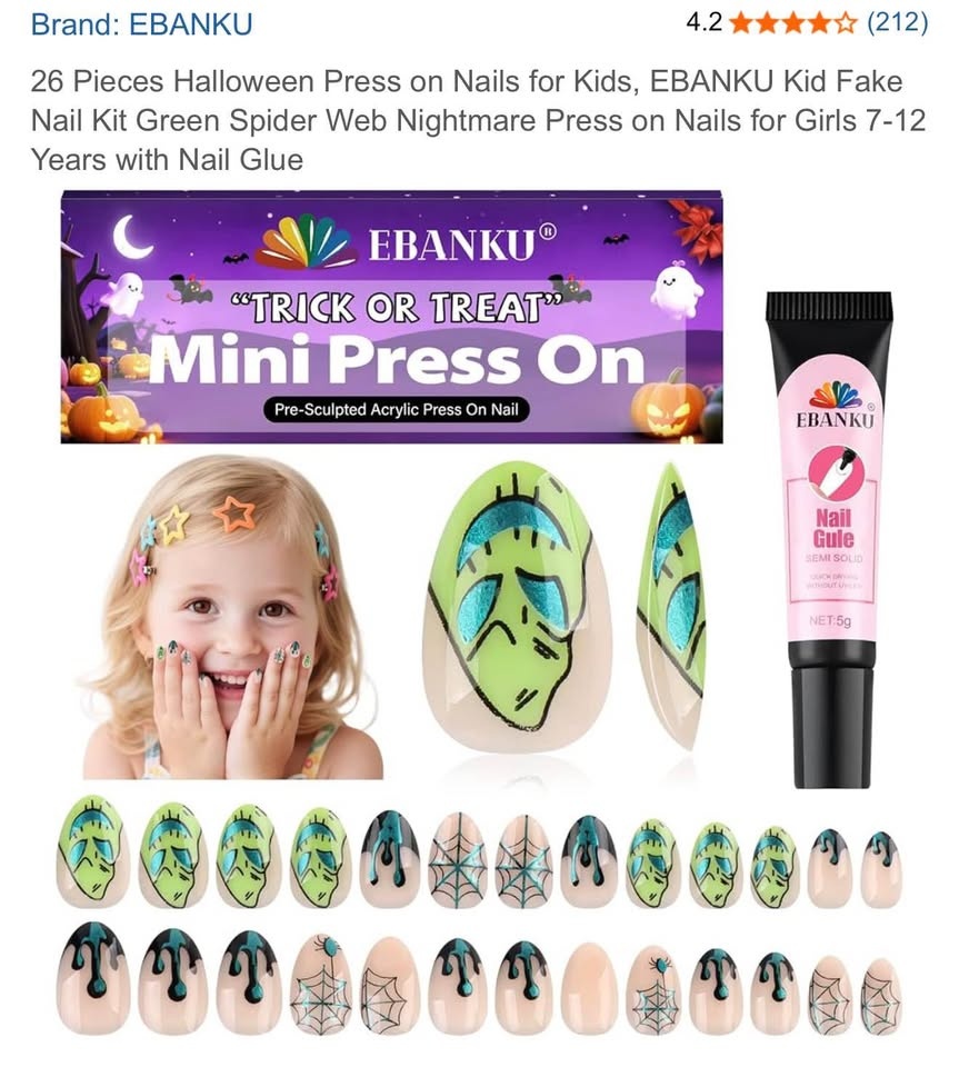 Kids Press On Nails - photo 4