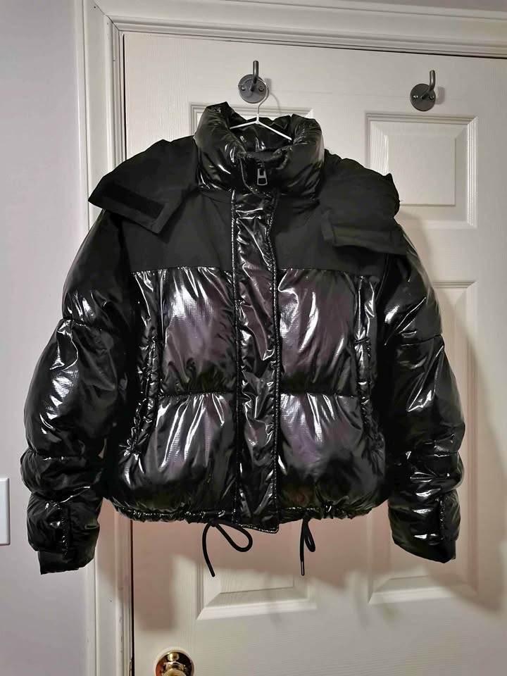 Zara black puffer jacket