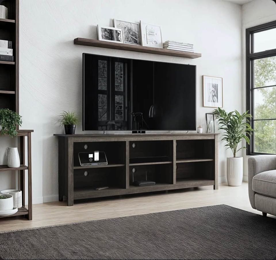 Union Rustic Sunbury Open Storage TV Stand - photo 2
