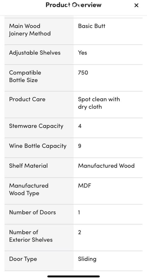 Red Barrel Studio Hartwick Sliding Glass Door Bar w/ Wine Storag - photo 5