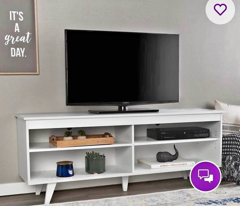 Schaeffer 58" Open Storage TV Stand for TVs up to 65"