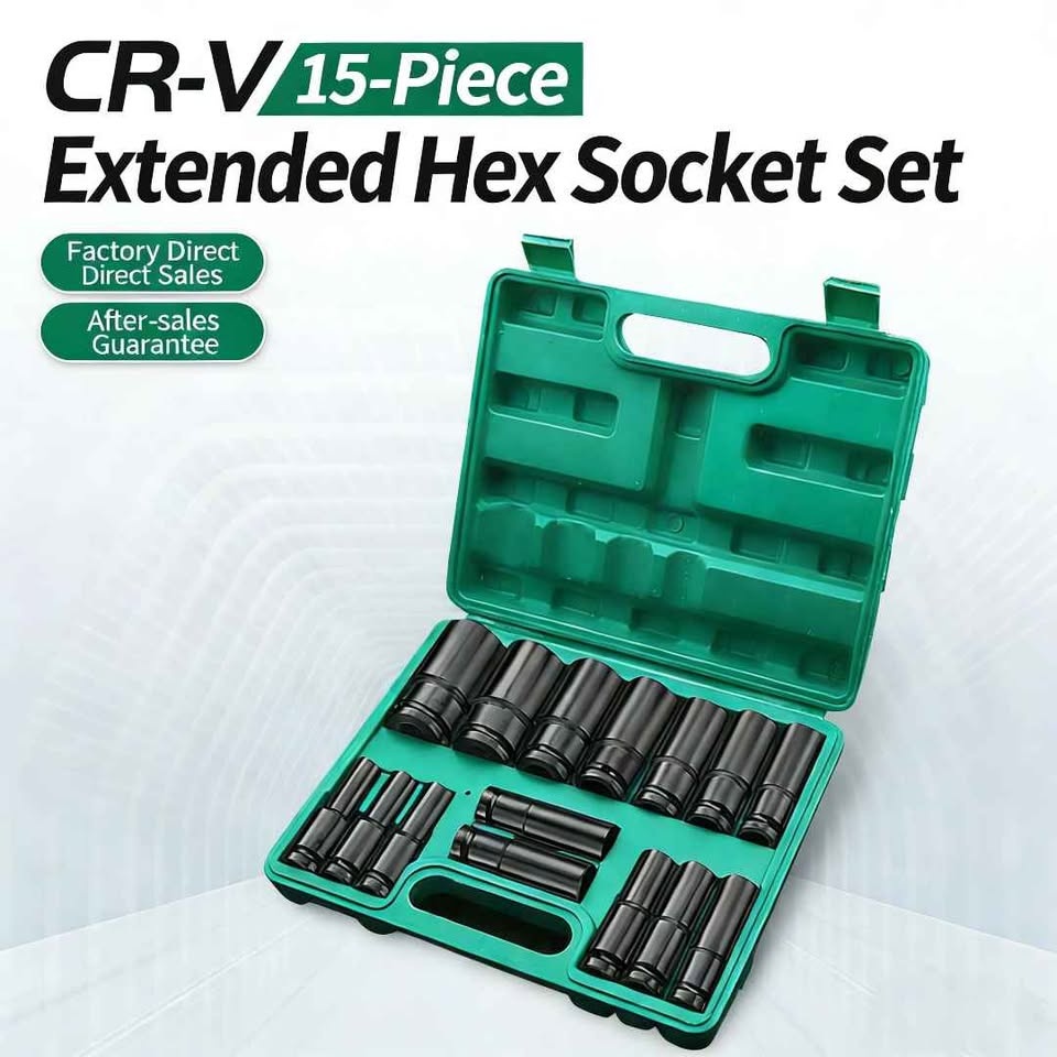 15-Piece 1/2-Inch Socket Set with Hard Case - photo 2
