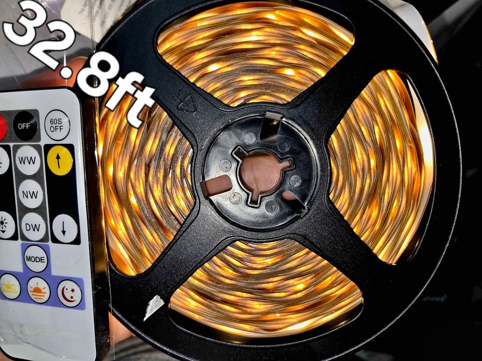 Lepro LED Strip Lights, 32.8ft 24V Dimmable, Warm White