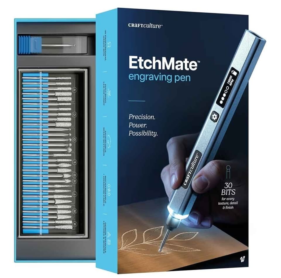EtchMate Engraving Pen for Metal, Wood, Glass, Plastic - photo 3
