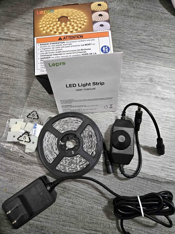 Lepro LED Tunable White Strip Light 16.4ft