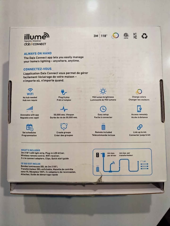 Illume 3 meter smart light. - photo 2