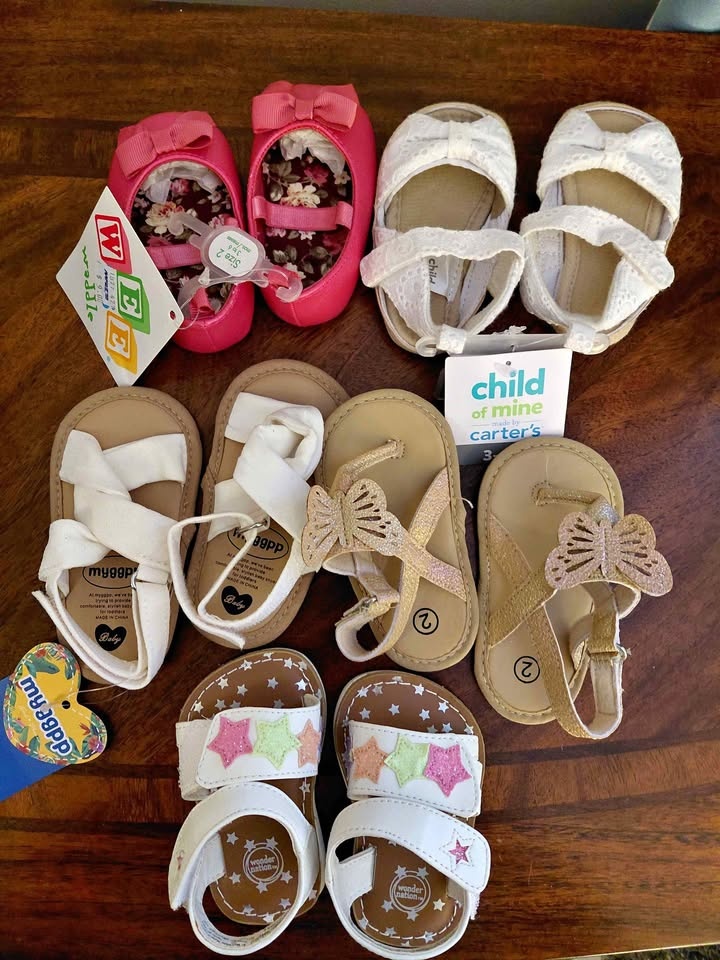 Baby Girls Sz 2 Asstd Shoes