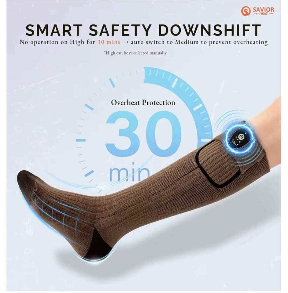 🔥 Heated Socks with App Control – Stay Warm All Winter! 🔥 - photo 3