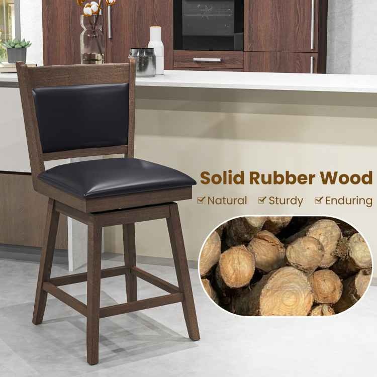 25/29 Inch Padded Bar Stools Set of 2 - photo 5