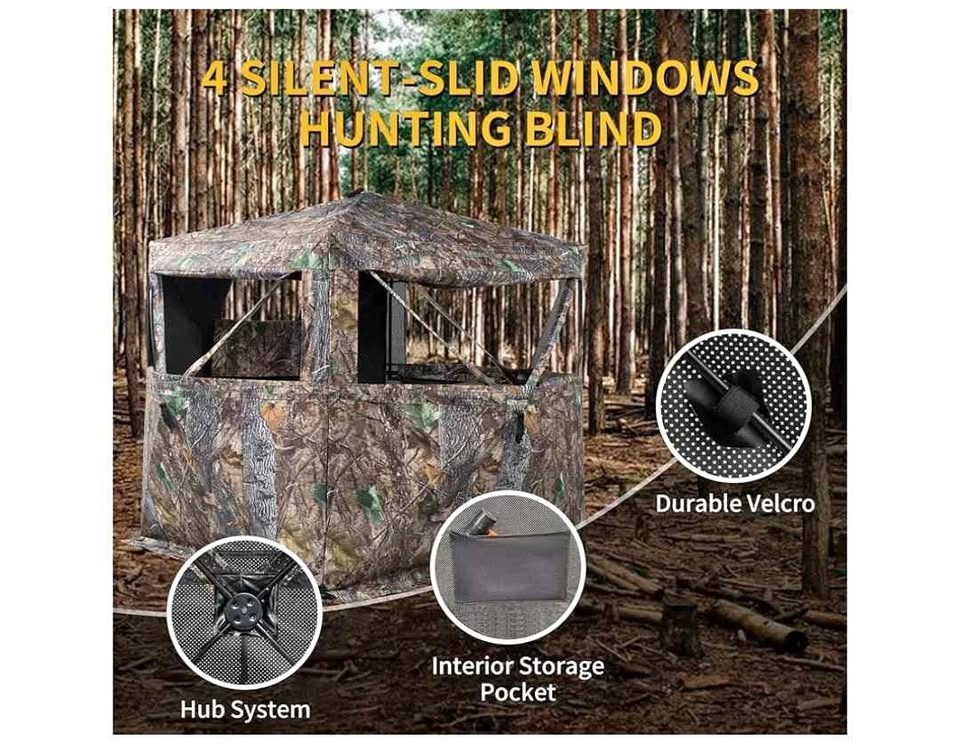 FUNHORUN 270°/360° See Through Hunting Blind