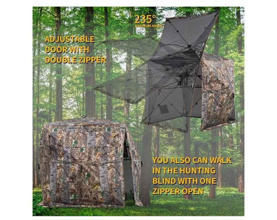 FUNHORUN 270°/360° See Through Hunting Blind - photo 4