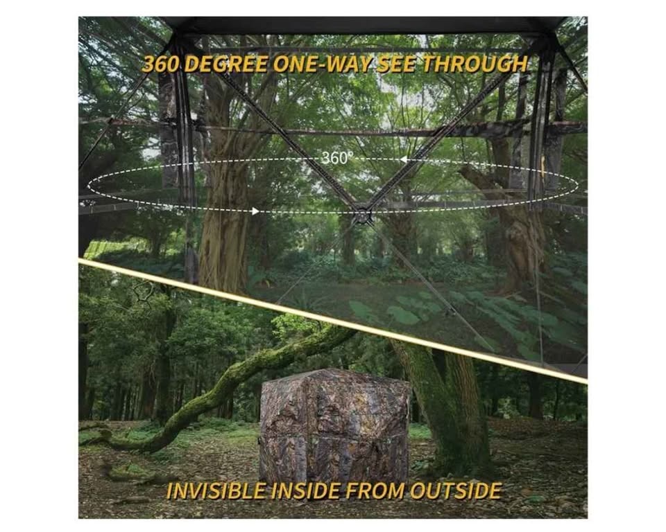FUNHORUN 270°/360° See Through Hunting Blind - photo 5
