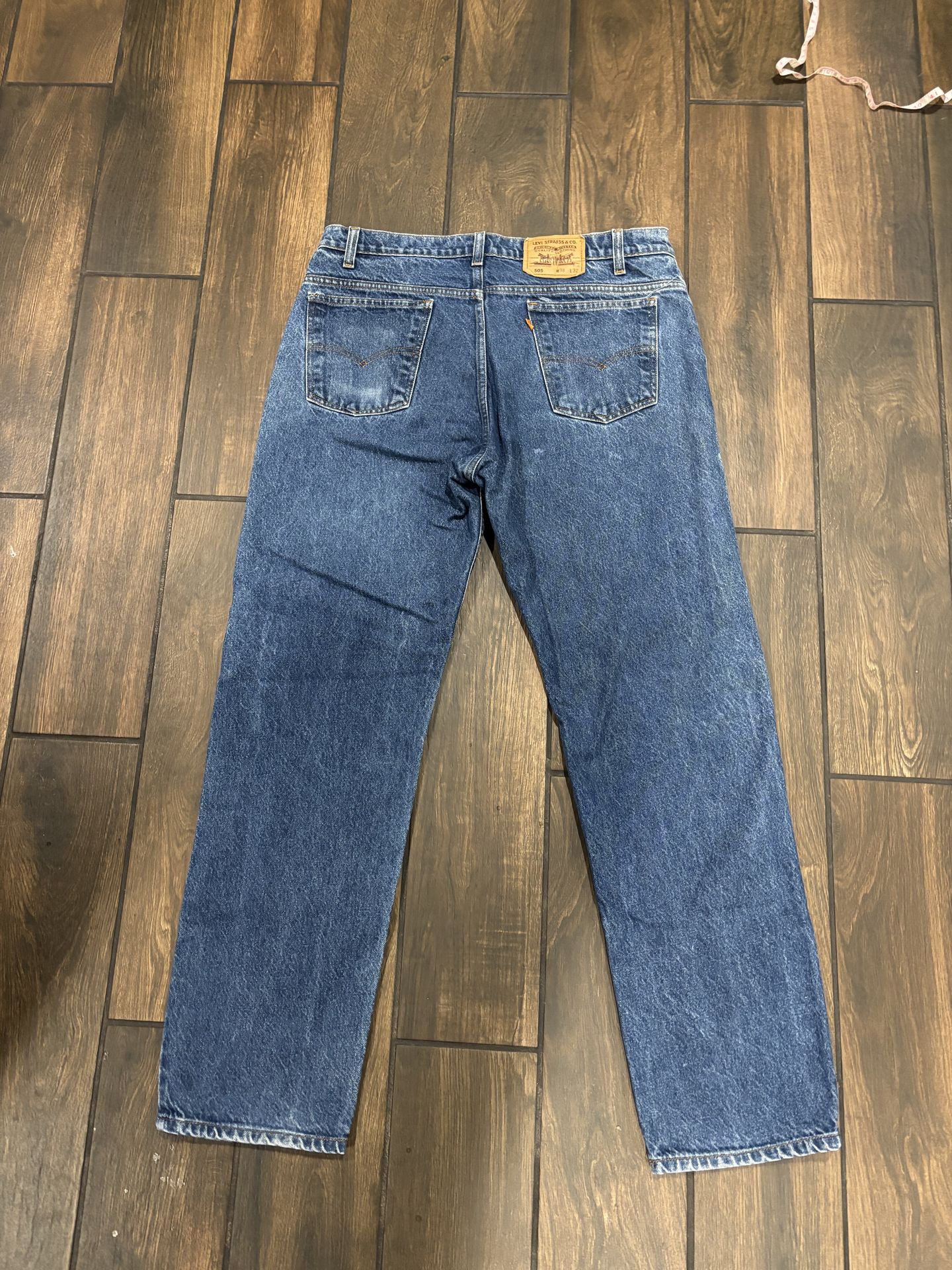 Levi’s 505 Blue Jeans - Size 38W x 32L