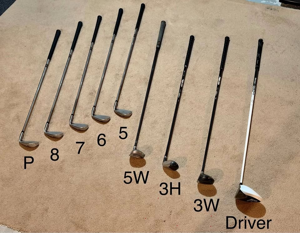 Lefty Golf Club Set – Driver/Woods + Irons + Bag