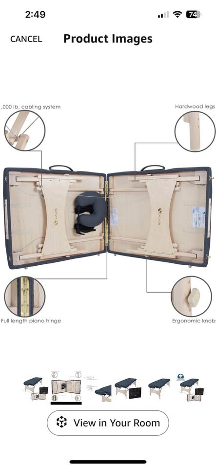 EarthLite Professional Massage Table (Harmony XD) - photo 2